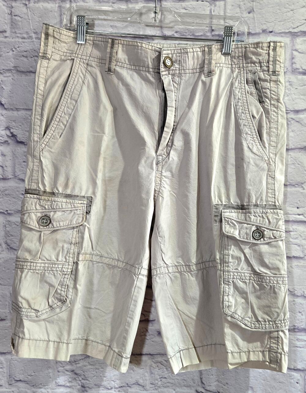 Buckle Black Scream Athletic Cargo Men's Shorts 34 Lightweight Pockets